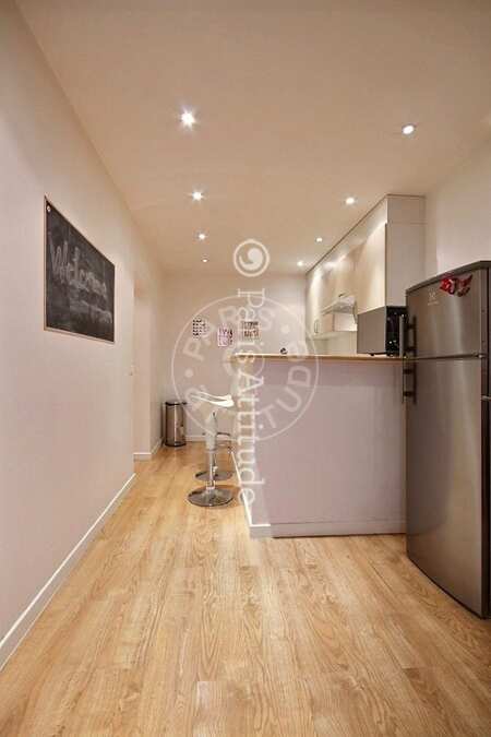 Kitchen Furnished apartment - 74m²  - 2 bedrooms - Centre George Pompidou - Paris