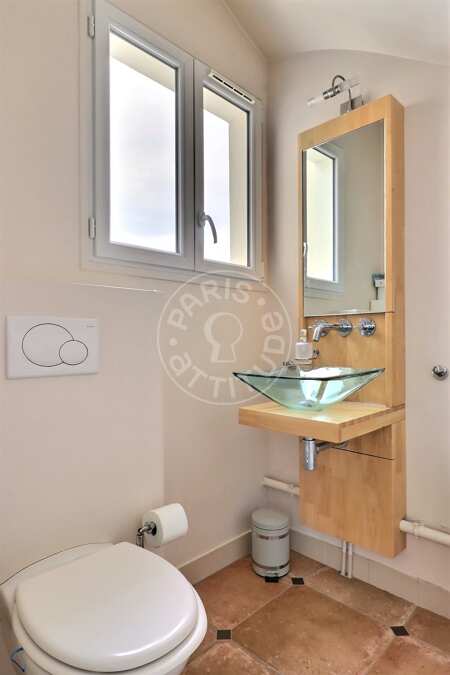 WC Möblierte maisonette - 52m²  - 2 Zimmer - Parc Monceau - Paris