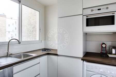 Cozinha Apartamento mobilado - 67m²  - 2 quartos - Trocadéro - Paris