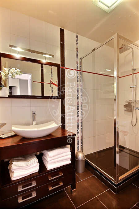 Casa de banho Apartamento mobilado - 46m² - 1 quarto - Bastille - Paris