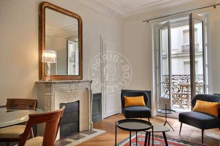 Salón Piso amueblado - 63m²  - 2 dormitorios - Arc de Triomphe - París