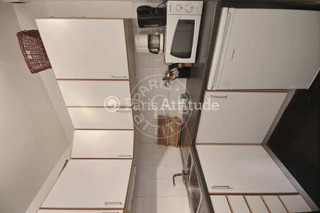 Kitchen Furnished apartment - 42m²  - 1 bedroom - Saint-Germain - Paris