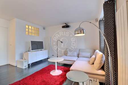 Salon Appartement meublé - 82m²  - 2 chambres - Neuilly-sur-Seine