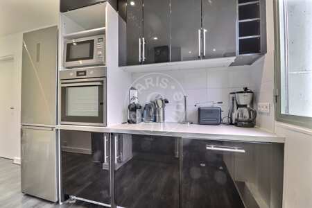 Cuisine Appartement meublé - 82m²  - 2 chambres - Neuilly-sur-Seine
