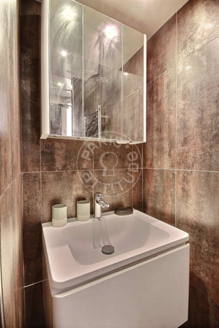 Baño Piso amueblado - 55m²  - 1 dormitorio - Gambetta - París