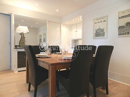 Salle à manger Appartement meublé - 85m²  - 2 chambres - Miromesnil - Paris