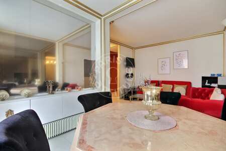 Living room Furnished apartment - 45m²  - 1 bedroom - Trocadéro - Paris
