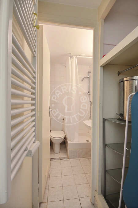 Baño Estudio amueblado - 21m²  - Poissonnière - París