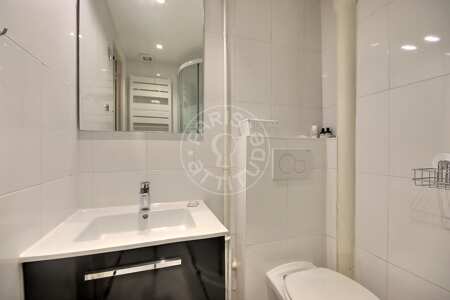 Badezimmer Möblierte studio - 20m²  - Batignolles - Paris