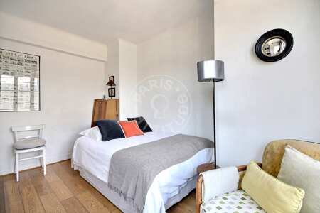 Salón Estudio amueblado - 20m²  - Jules Joffrin - Mairie du 18ème - París