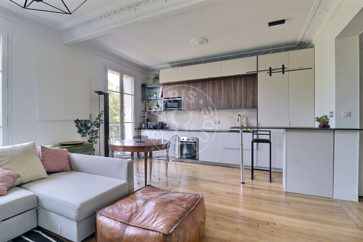 Salotto - 2 locali arredato - Parigi 75015 - 8826