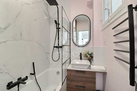 Badezimmer Möblierte wohnung - 70m²  - 2 Zimmer - Bir-Hakeim - Paris