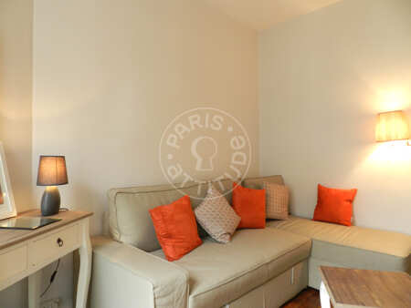 Salotto Appartamento arredato - 29m²  - 1 locale - Batignolles - Parigi