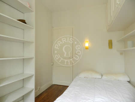 Camera da letto Appartamento arredato - 29m²  - 1 locale - Batignolles - Parigi