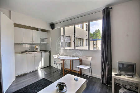 Cuisine Studio meublé - 24m²  - Neuilly-sur-Seine