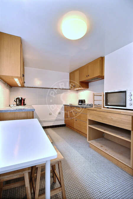 Cuisine Appartement meublé - 85m²  - 2 chambres - Saint-Germain - Paris
