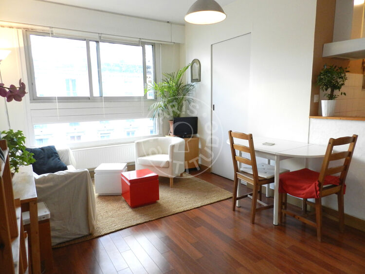 Living room - Furnished 1 bedroom - Paris 75011 - 8890