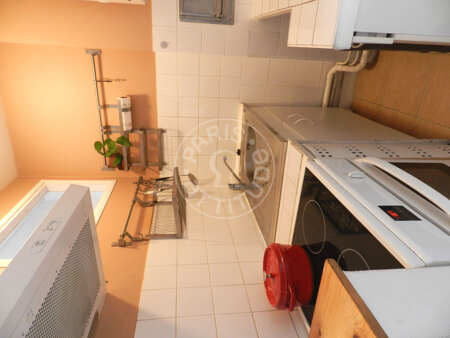 Cozinha Apartamento mobilado - 29m²  - 1 quarto - Belleville - Paris