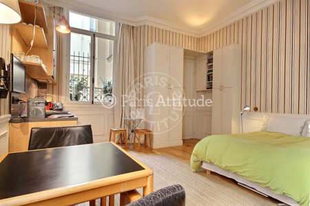Salon Studio meublé - 23m²  - Miromesnil - Paris