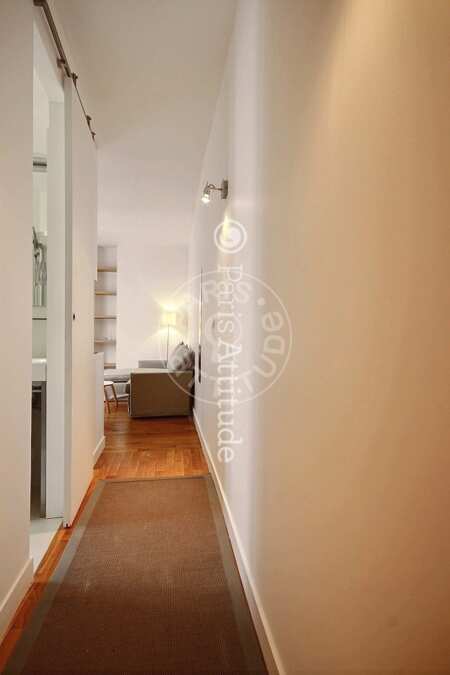 Entrée Appartement meublé - 28m²  - 1 chambre - Motte-Piquet Grenelle - Paris