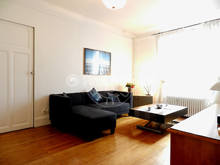 Living room - Furnished 2 bedrooms - Paris 75002 - 8917