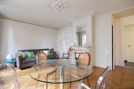 Salón Piso amueblado - 60m²  - 2 dormitorios - Canal Saint-Martin - París