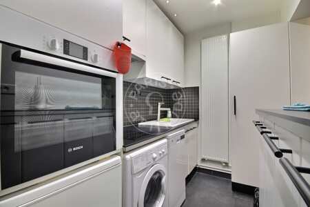 Cocina Piso amueblado - 60m²  - 2 dormitorios - Canal Saint-Martin - París