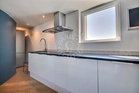 Cucina Duplex arredato - 46m²  - 2 locali - Grands Boulevards / Bonne Nouvelle - Parigi