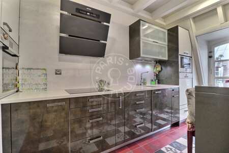 Cozinha Duplex mobilado - 86m²  - 2 quartos - Panthéon / Sorbonne - Paris