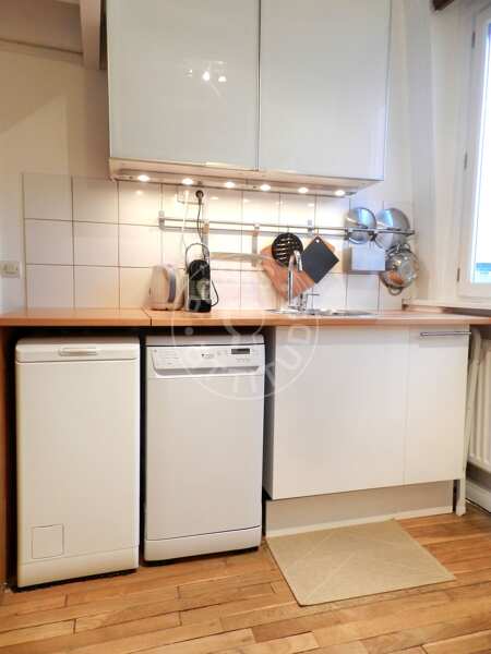 Cuisine Studio alcove meublé - 21m²  - Place d'Italie - Paris