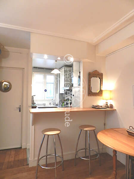 Cocina Piso amueblado - 47m²  - 1 dormitorio - Oberkampf - París