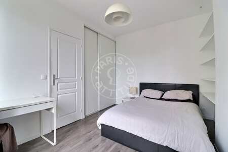 Bedroom Furnished apartment - 27m²  - 1 bedroom - Belleville - Paris