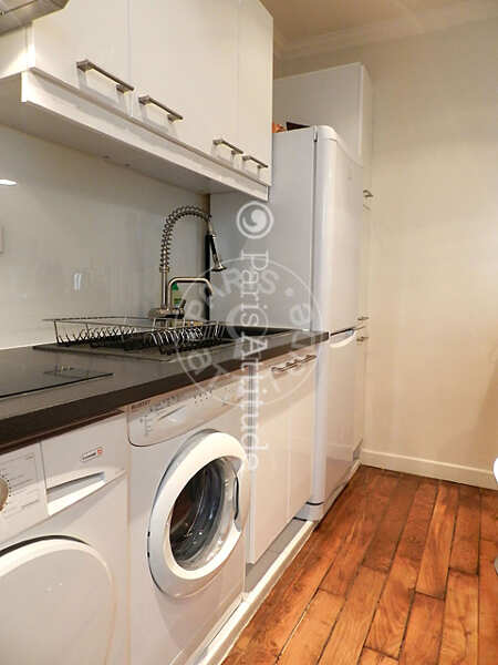 Kitchen Furnished apartment - 36m²  - 1 bedroom - Victor Hugo - Paris