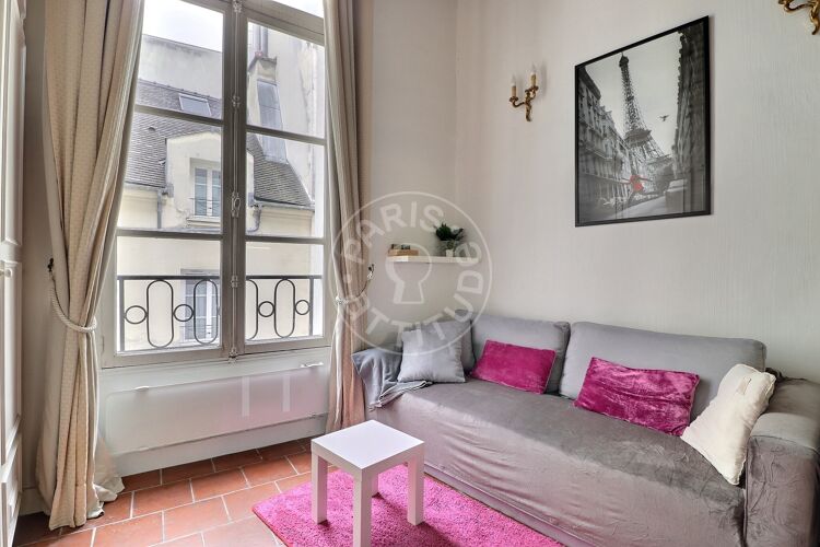 Salon - Studio meublé - Paris 75004 - 8967