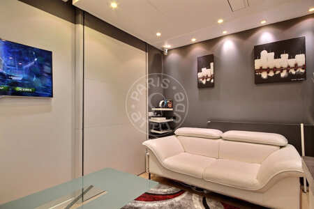Sala Quitinete mobilado - 20m²  - Place d'Italie - Paris
