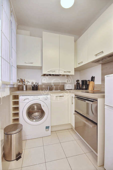 Cuisine Appartement meublé - 32m² - 1 chambre - Trocadéro - Paris