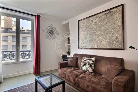 Salon Appartement meublé - 50m²  - 1 chambre - Neuilly-sur-Seine