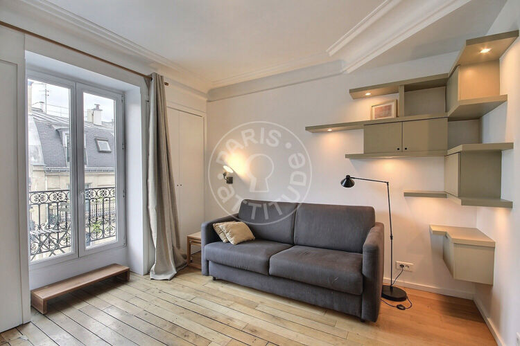 Salon - Studio meublé - Paris 75009 - 8994