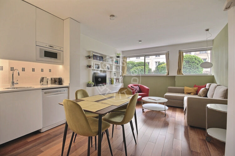 Wohnzimmer - Möblierte 1 Zimmer - Paris 75011 - 8997