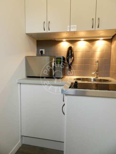 Cocina Estudio amueblado - 16m²  - Place d'Italie - París