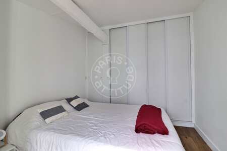 Camera da letto Appartamento arredato - 35m²  - 1 locale - Daumesnil - Parigi