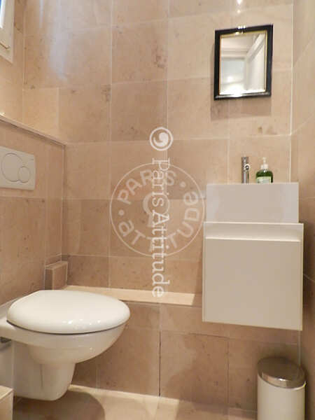 WC Möblierte wohnung - 80m²  - 1 Zimmer - Port Royal / Raspail - Paris