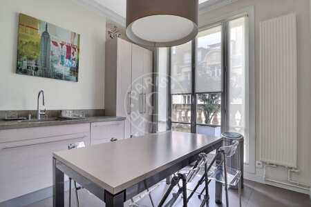 Kitchen Furnished apartment - 130m²  - 3 bedrooms - La Muette / Bois de Boulogne - Paris