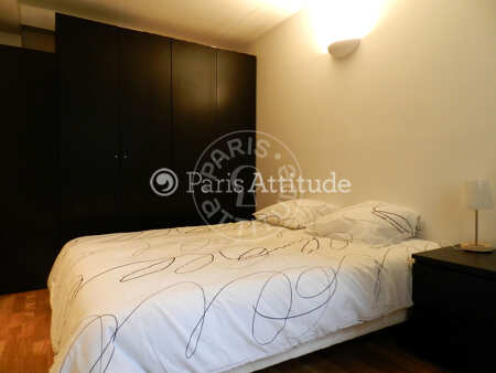 Bedroom Furnished apartment - 43m²  - 1 bedroom - Saint Placide - Paris