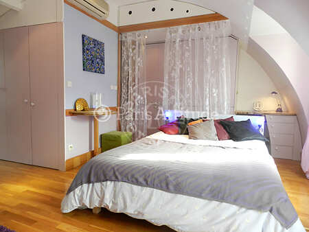 Camera da letto Duplex arredato - 50m²  - 1 locale - Centre George Pompidou - Parigi