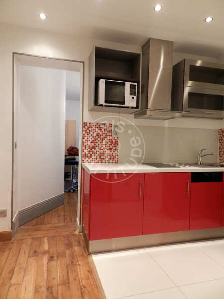 Entrée Appartement meublé - 30m²  - 1 chambre - Jules Joffrin - Mairie du 18ème - Paris