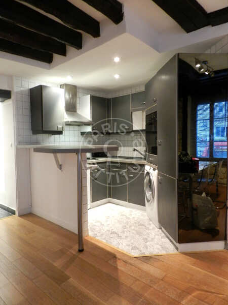 Cozinha Apartamento mobilado - 68m²  - 2 quartos - Châtelet - Paris