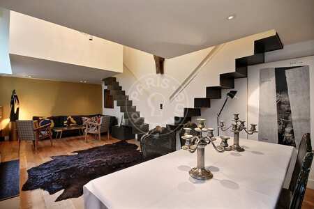 Living room Furnished duplex - 50m²  - 2 bedrooms - Musée Picasso - Paris
