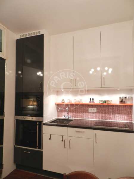 Küche Möblierte studio - 18m²  - Saint-Germain - Paris