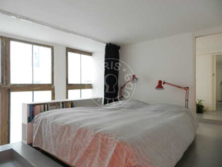 Quarto Apartamento mobilado - 90m²  - 2 quartos - Faubourg Saint-Martin - Paris